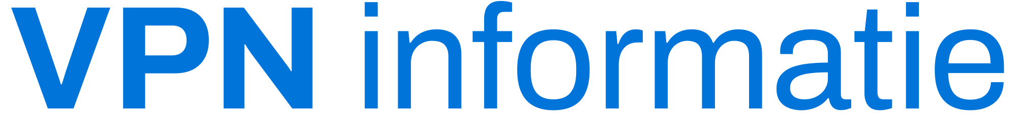 VPN informatie