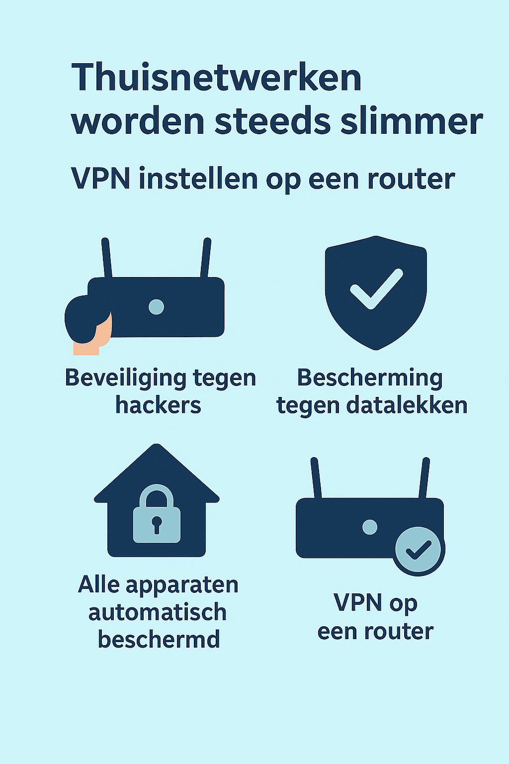 VPN instellen op een router
